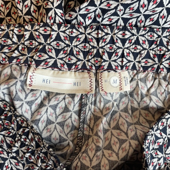 Anthro Hei Hei Abstract Motif Print Lounge Pants - Sz. Medium - Picture 9 of 11